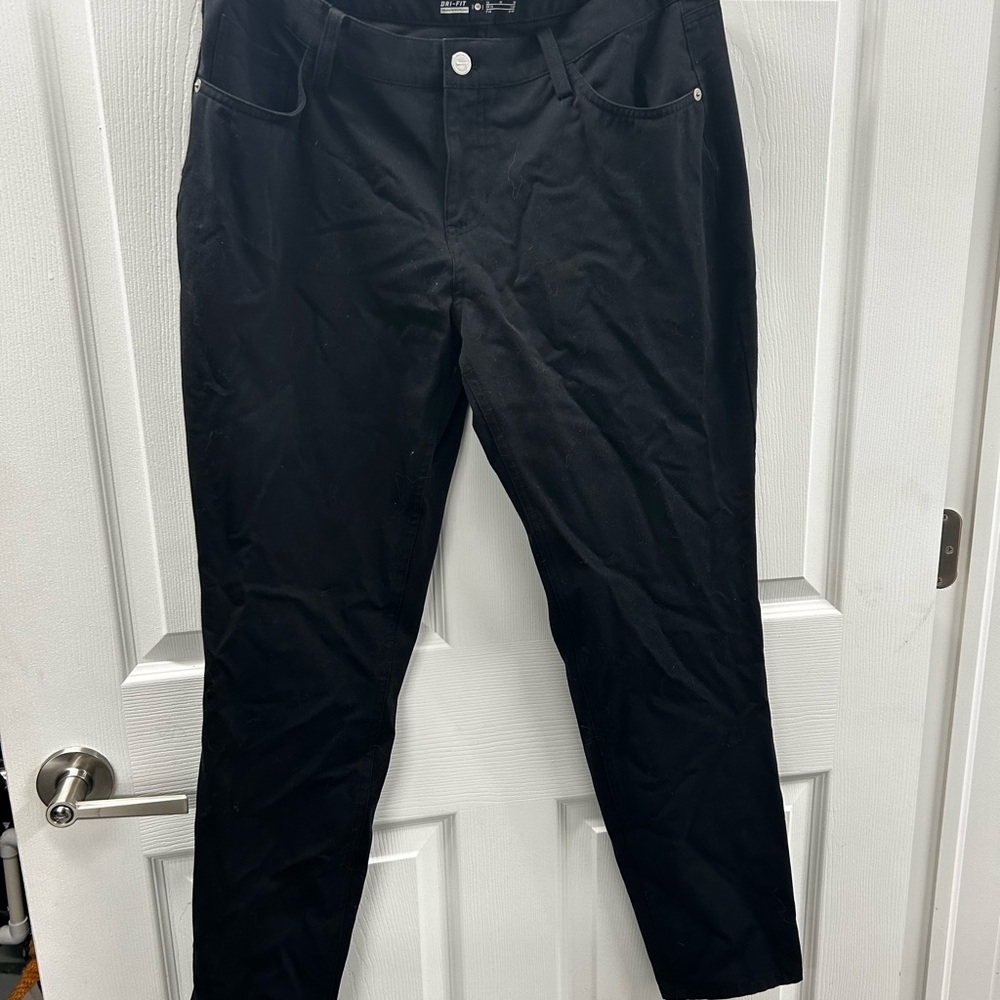 Nike Black Straight Leg Jeans Classic Comfort